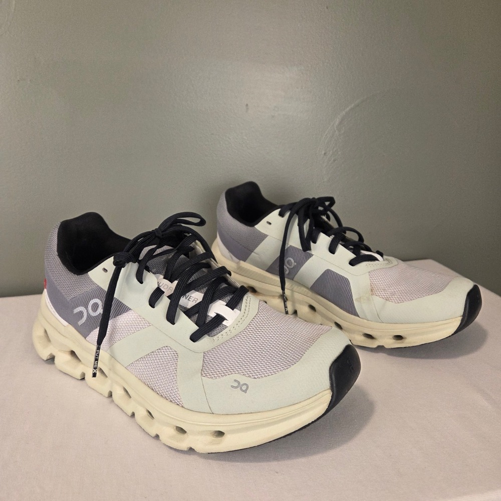 ON Cloudrunner Running Sneakers Frost Aloe Women's Size 8